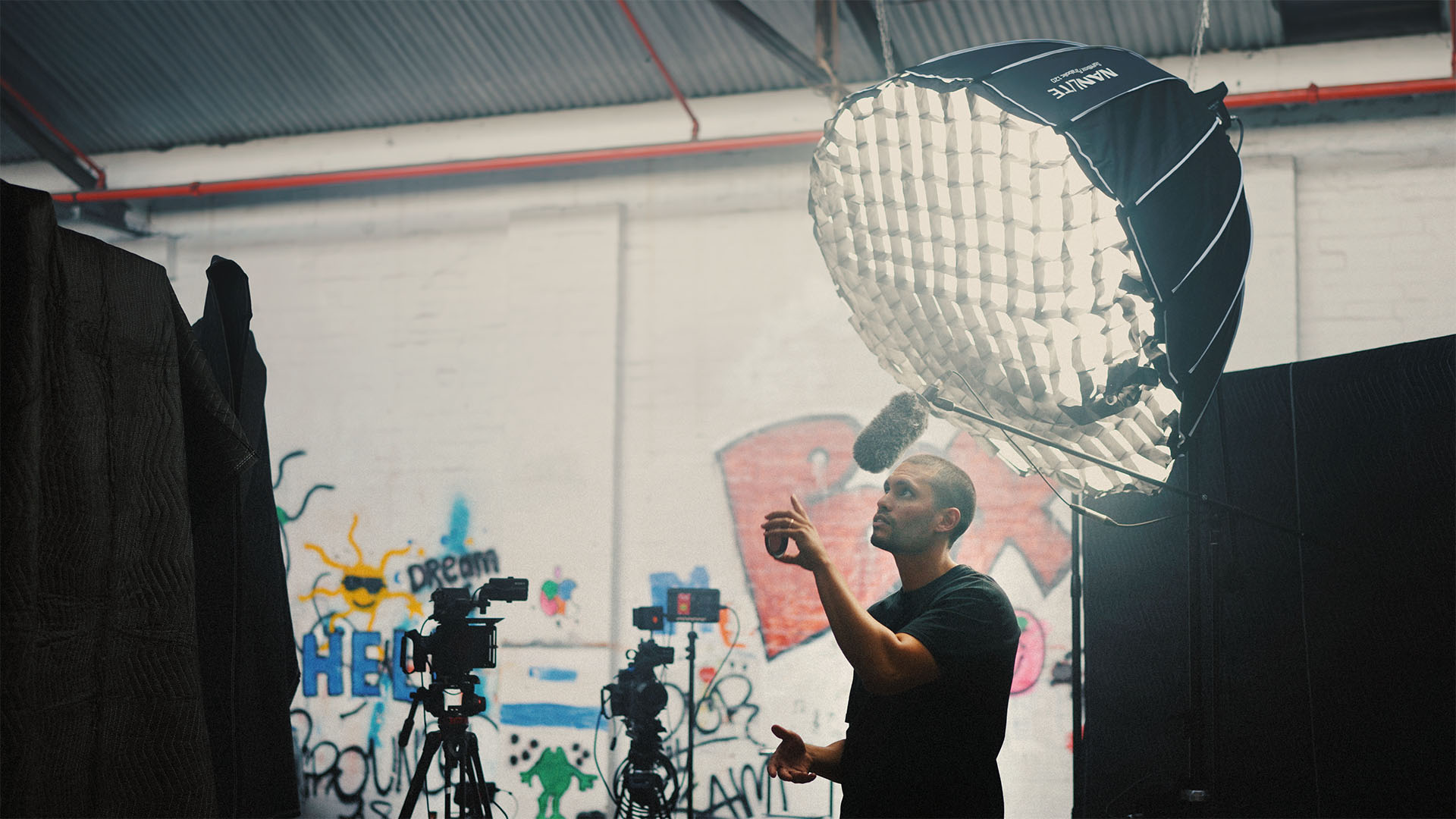 Ty on set — Stories of Reach